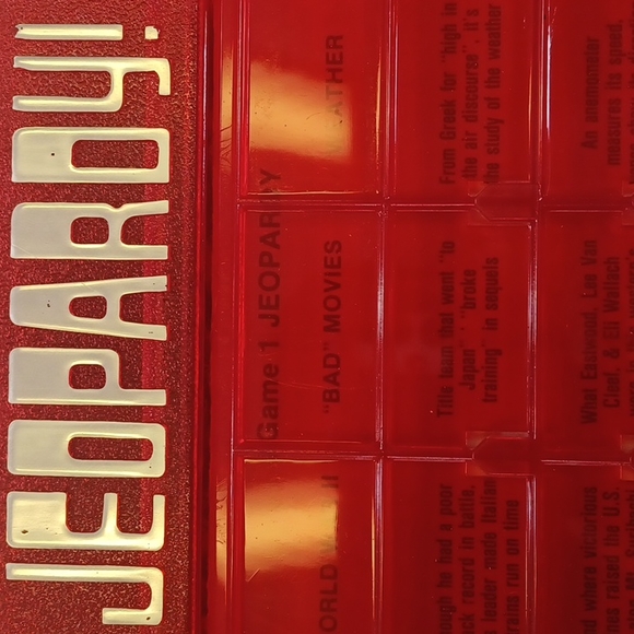 Vintage 1986 jeopardy board game - Picture 6 of 10